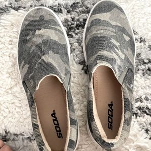 Camo Slip On Sneaker